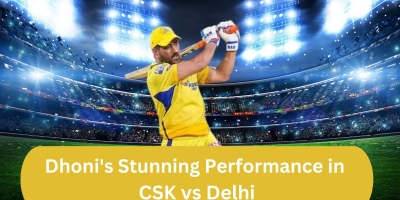 Dhonis Stunning Performance in CSK vs Delhi
